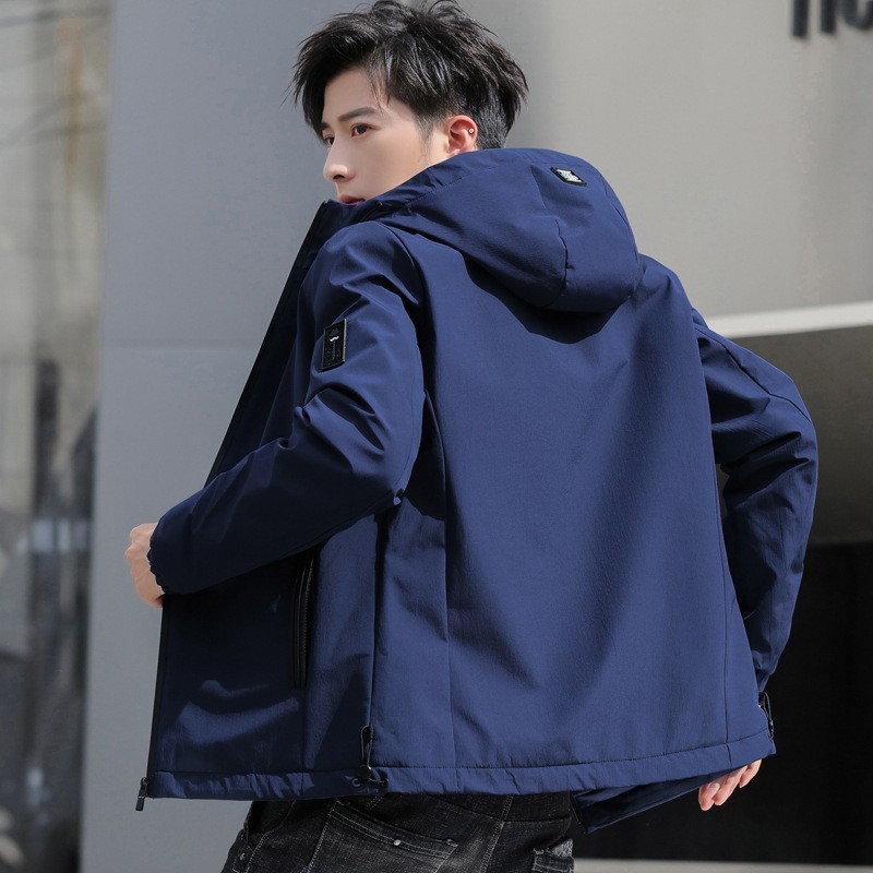 宾客龙秋冬中大童男装12青少年外套男13初中生衣服韩版帅气16岁学生连