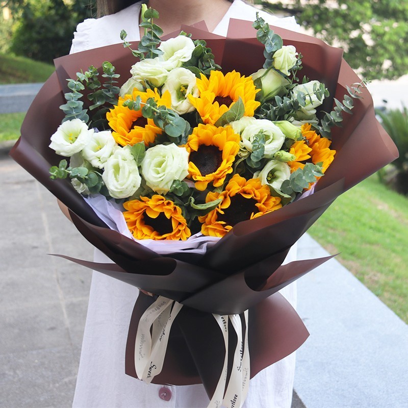 向日葵鲜花速递生日礼物毕业花束送闺蜜朋友同事领导长辈同城送花 11