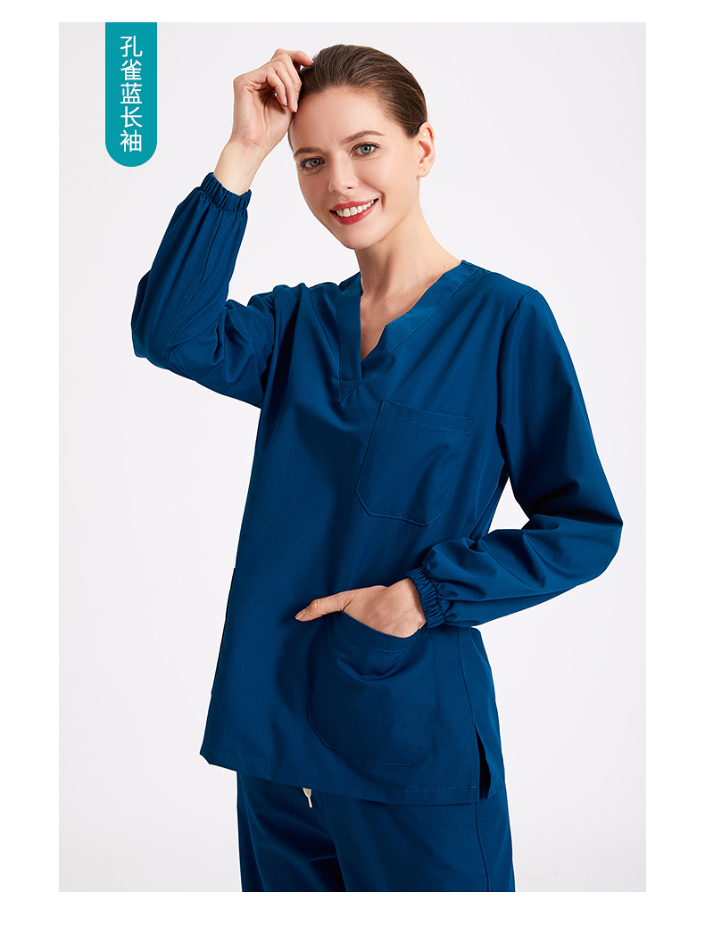 悠曼娅洗手衣女夏刷手服短袖纯棉医院手术工作服医生值班分体套装夏天