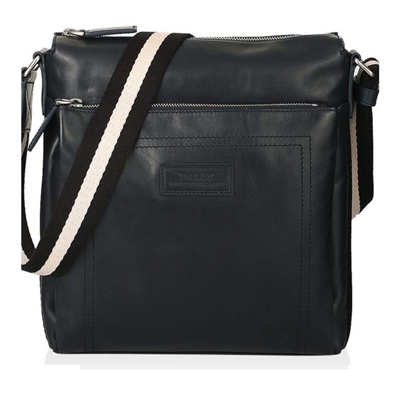 巴利bally男包经典款牛皮单肩包斜挎包tustonsm库存紧张现货速发棕色