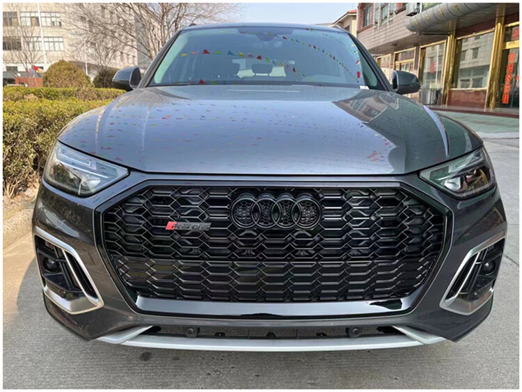 奥迪q5改装sq5中网适用于18-22q5lrsq5蜂窝前脸格栅sl黑武士包围 21