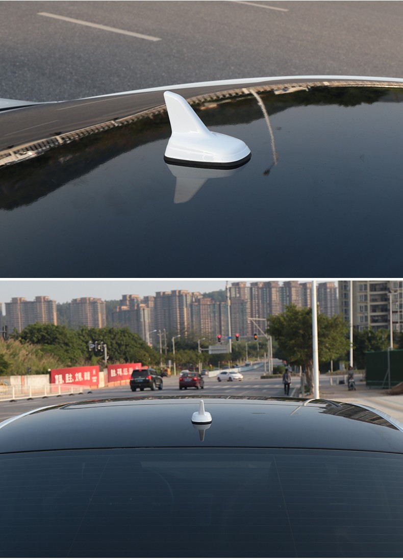 黑色【大众高配天线】带防尘胶底 1个【图片