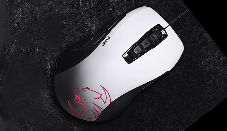 冰豹roccat魔幻豹夜枭kone re轻量ultra/oe电竞有线游戏dc鼠标 夜枭