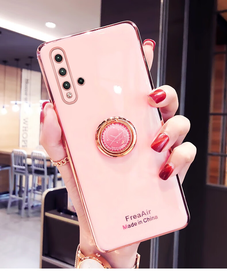 浪鸟 华为nova5pro手机壳创意时钟指环支架nova5全包摄像头保护nova5i