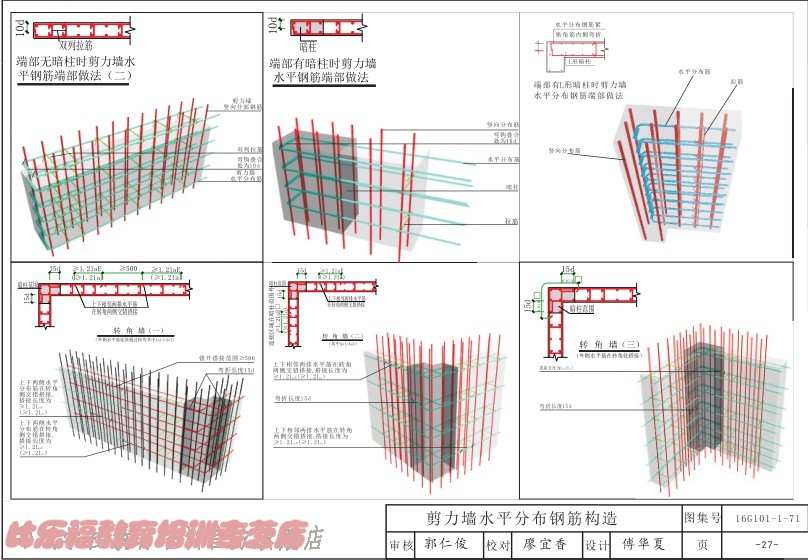 全套16g101鋼筋平法圖集電子版pdf建築工程識圖手算量視頻課教程