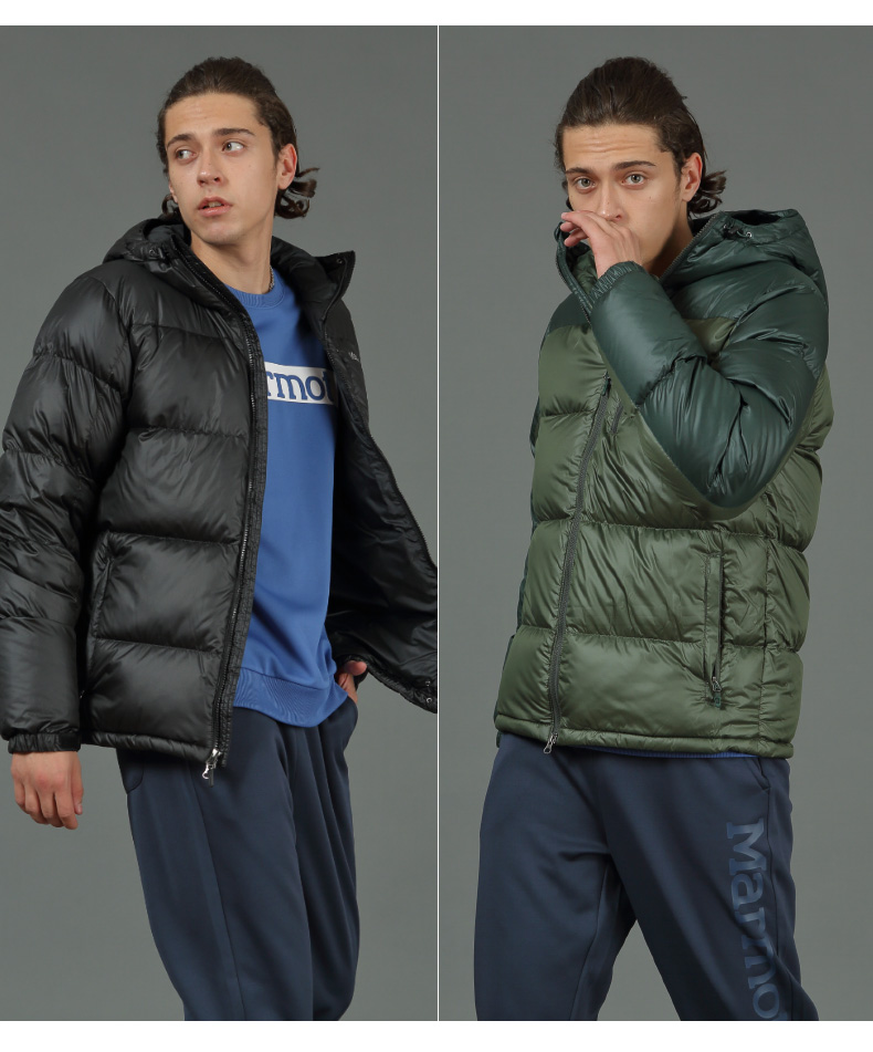 顶级户外 土拨鼠 Marmot V73263 185克700蓬拒水鹅绒 男士面包羽绒服 图14