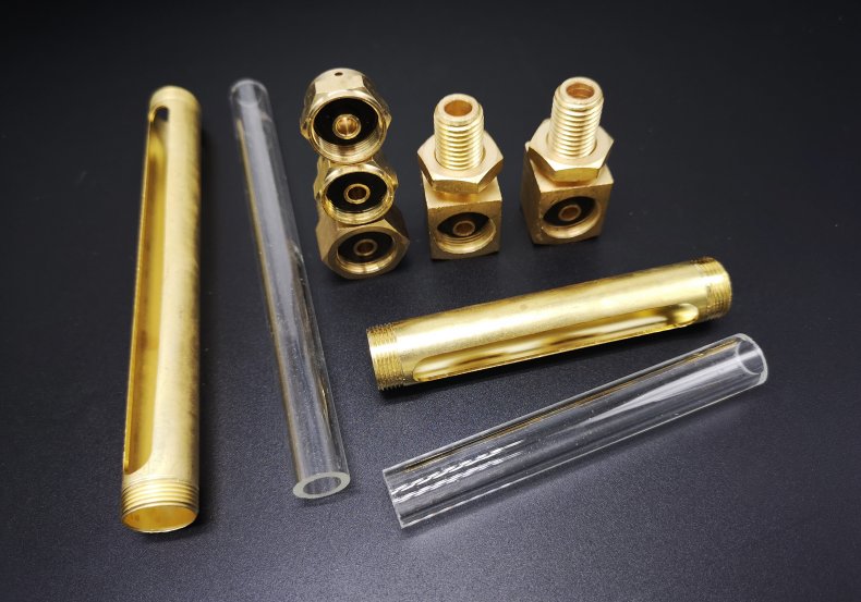 圣马l型油位指示器din3018直管式油标铜管状油标液位计gb1162l型200mm