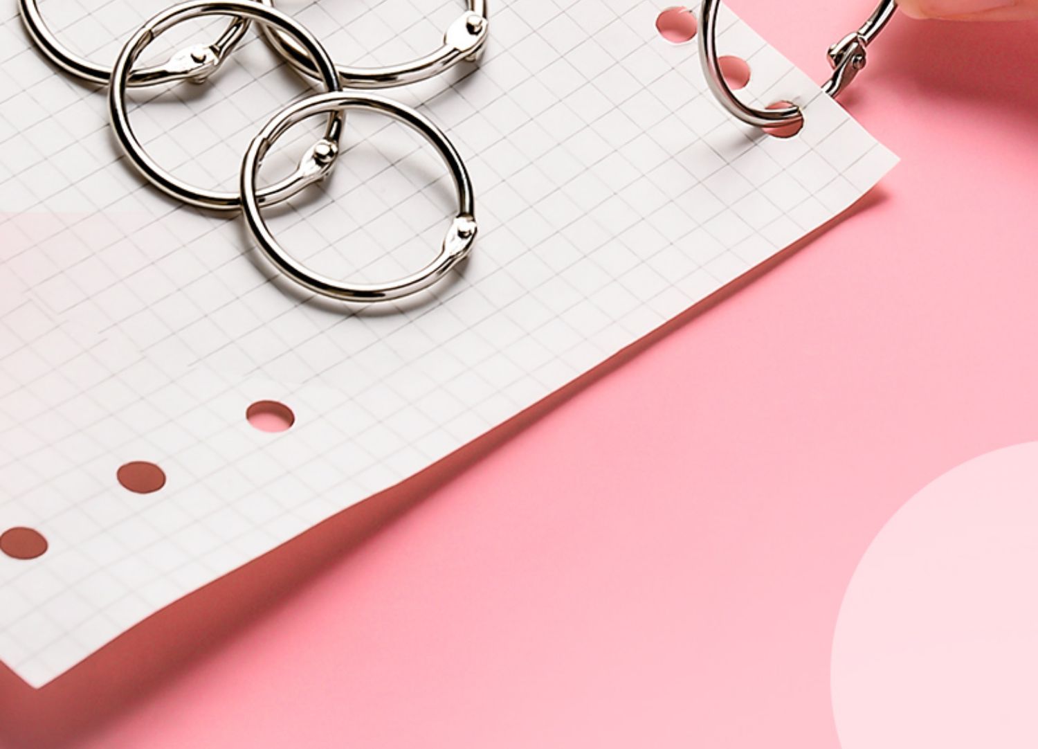 圈线圈环铁圈书圈活页环卡片本子打孔环扣圈圆形金属文件小号扣环圈开