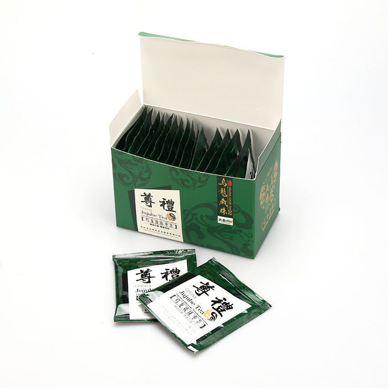 天怡然尊礼乌龙戏珠枣茶乌龙茶小枣泡袋茶枸杞玫瑰红枣茶20袋装1盒20