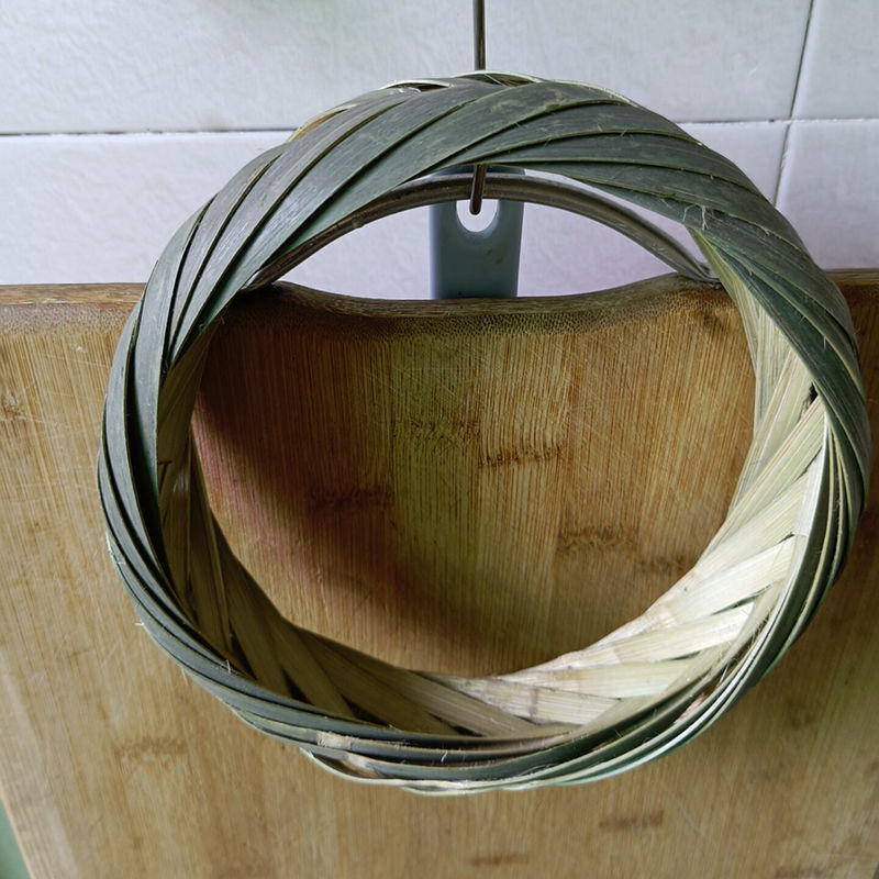 竹子篦子隔热垫竹编锅圈锅架餐桌垫碗垫烫砂锅垫子竹垫子盘子垫 2个