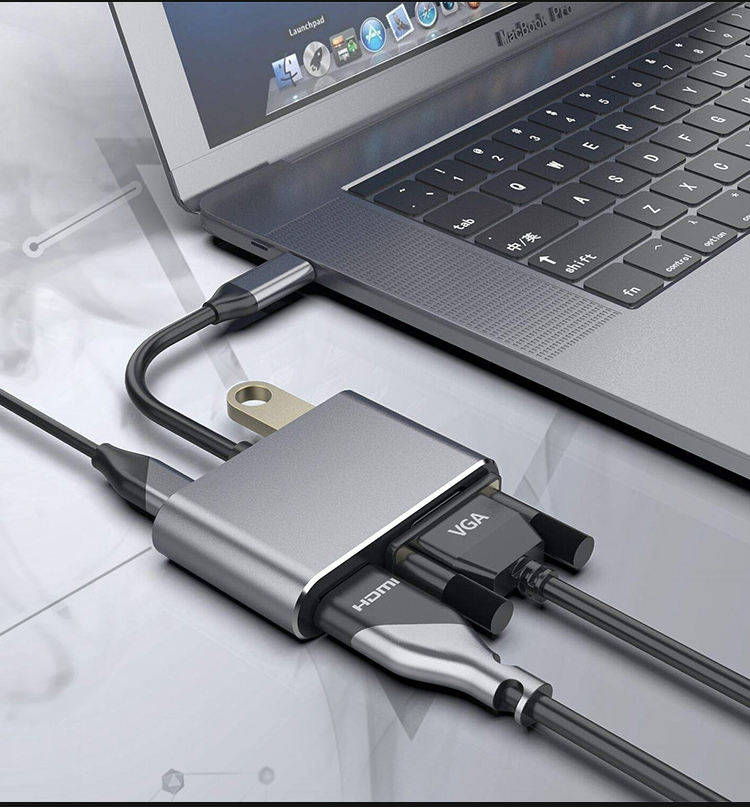 琛艺适用于华为平板电脑matepad108英寸转接头投影仪电视m6显示器m8