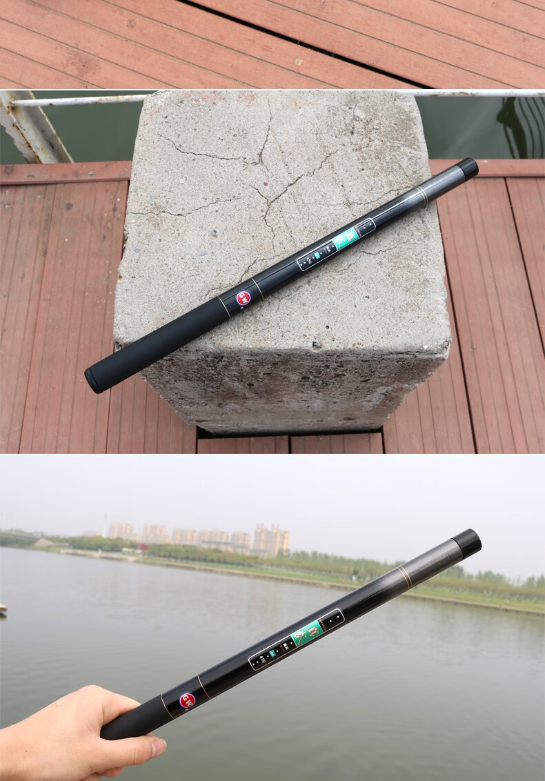 快乐垂钓袖珍迷你鱼竿短节手竿碳素轻硬细钓鱼竿手杆便携溪流竿台钓竿