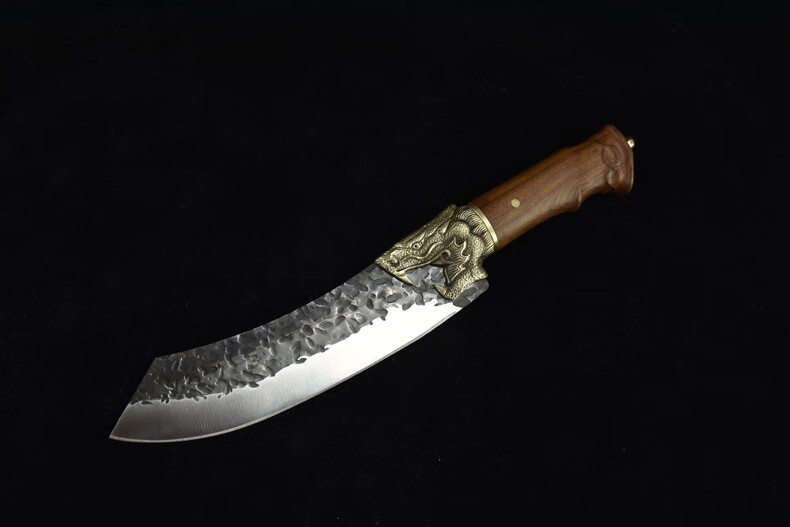 龙泉手工锻打切菜刀锋利切片刀超快小厨刀屠宰分割刀龙虎刀剑 螭龙