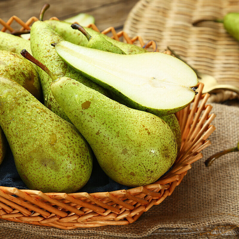 适用于预售顺丰速达比利时青啤梨软糯多汁清甜梨子新鲜当季水果啤梨9