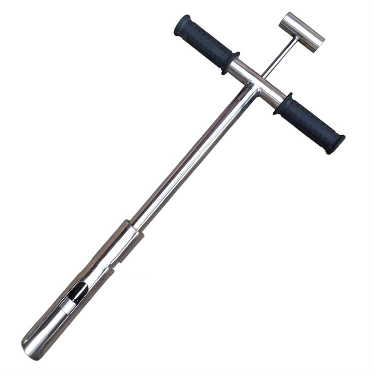 取土钻304不锈钢取土器土壤取样器采样器螺旋麻花钻原状钻1米钻头直径