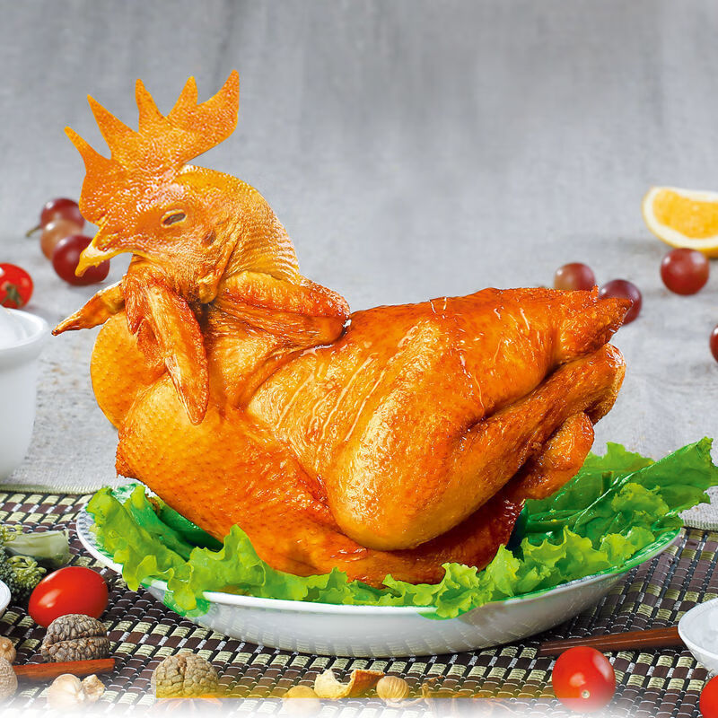 乡盛麻辣鸡德州乡盛牌五香鸡整箱价特产真空烧鸡扒鸡熟食开袋即食600