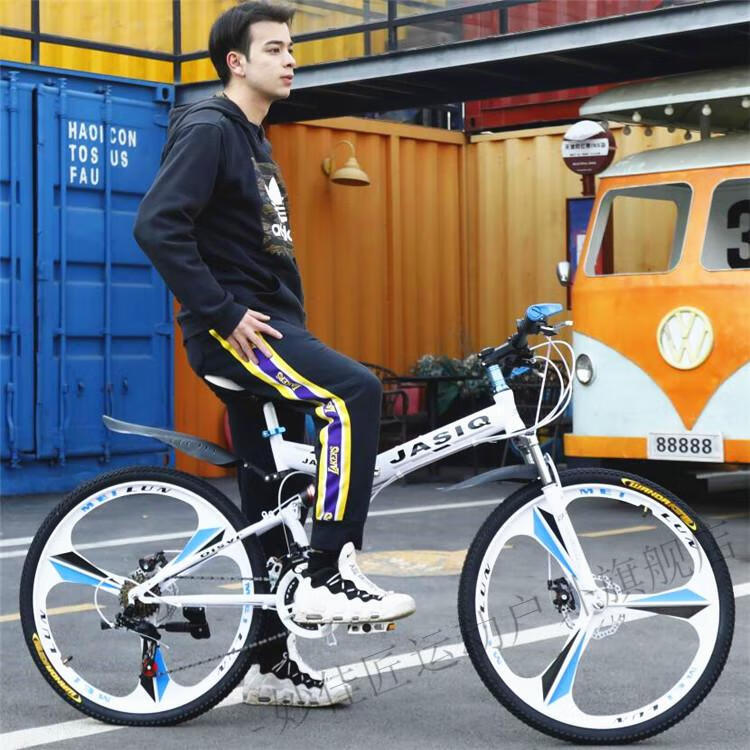 歆芭虎 2022新款 宝马可折叠铝合金超轻便携旅行自行车同款全避震双