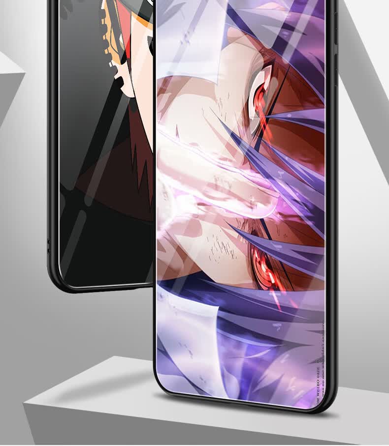 适用于苹果7plus手机壳火影忍者iphone6s鸣人潮牌玻璃6splus潮男防摔6