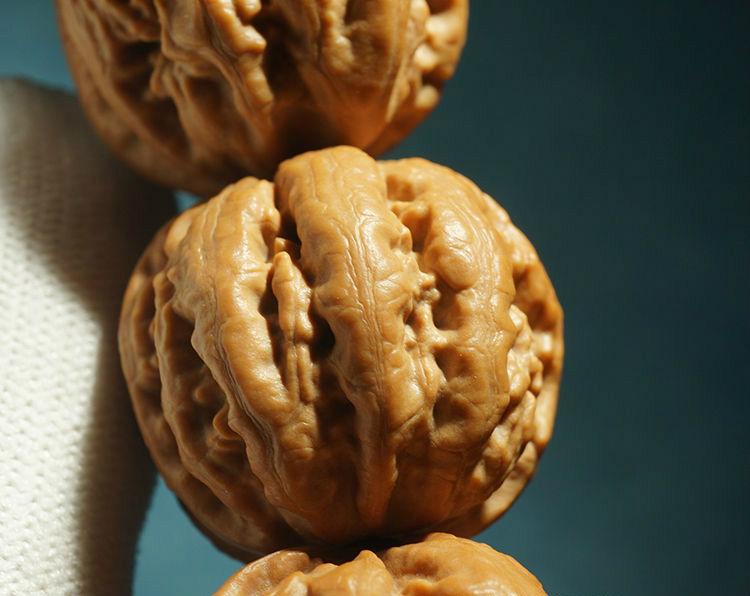 默奢 野生戒台寺大粗筋矮桩京八棱小楸子 文玩核桃手串 手持 23x27x23