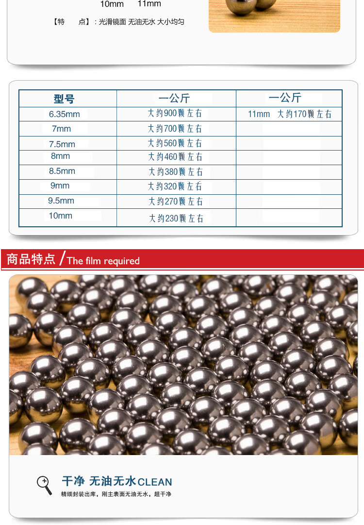 钢珠型号 大小图片