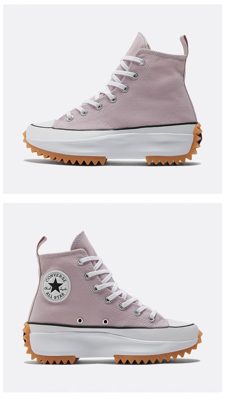 converse匡威帆布鞋女鞋运动鞋2021秋冬新款runstarhike厚底鞋休闲鞋