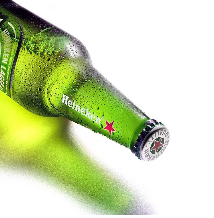 喜力heineken 荷兰原装进口heineken啤酒喜力啤酒330ml*24瓶整箱箱装