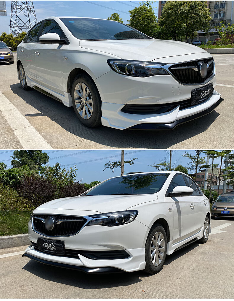 21款别克英朗尾翼适用18-新阅朗改装运动大小包围前后唇侧裙下铲 侧裙