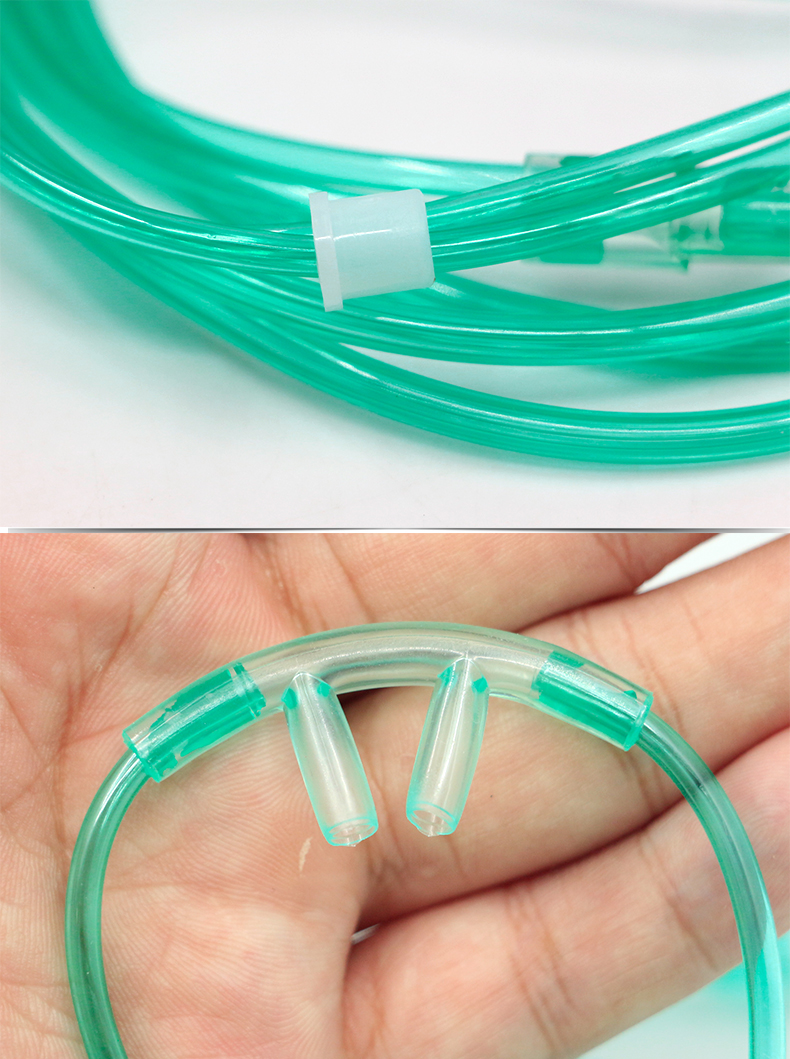 一次性吸氧管医家用双鼻塞软输氧鼻氧鼻吸管老人使用制氧机氧气管 5米