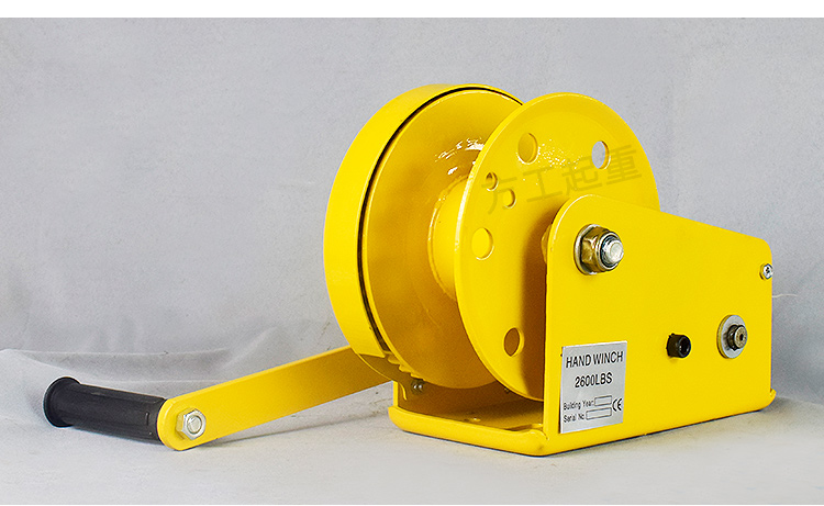 定制适用手摇绞盘自锁家用微型绞盘机牵引机便捷式手动绞车卷扬机手动