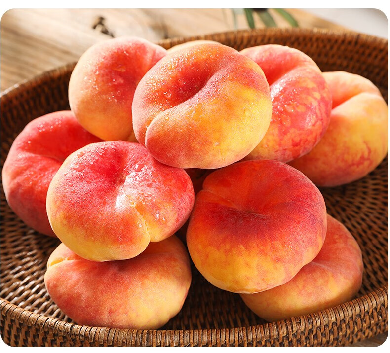 北京平谷彩虹毛蟠桃 3/5斤礼盒 新鲜水果【顺丰快递】 平谷大桃 3斤
