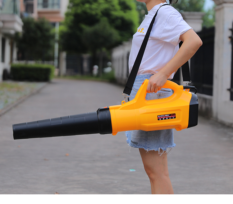 手提式大功率鼓风机吹树叶吹风机清灰吹灰工业用家用电脑除尘器充电款