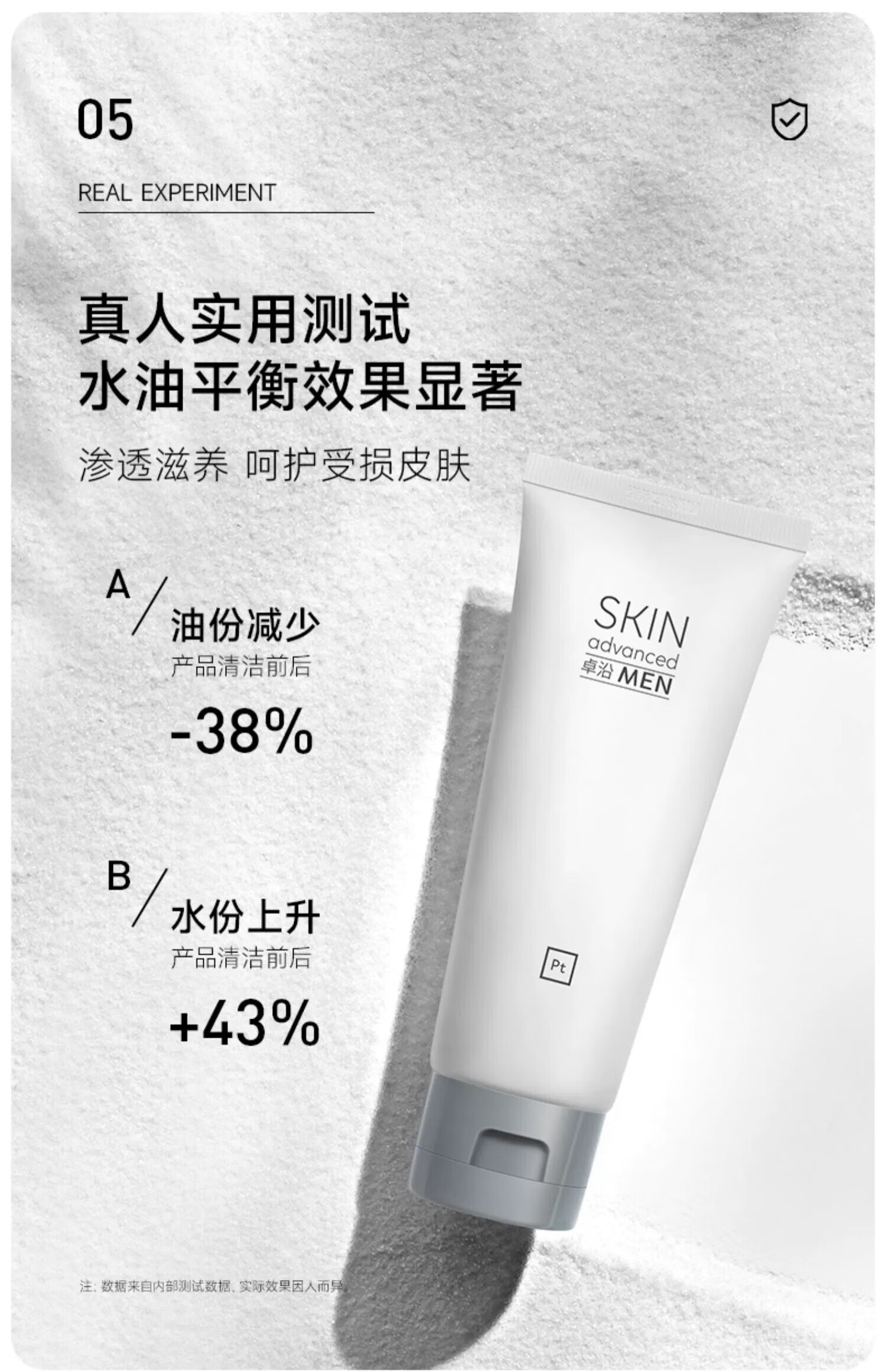 卓沿SA卓沿男士白金调护净润洗颜乳调理洁面乳控油保湿深层清洁洗面奶 卓沿男士白金洗颜乳100ml/单支