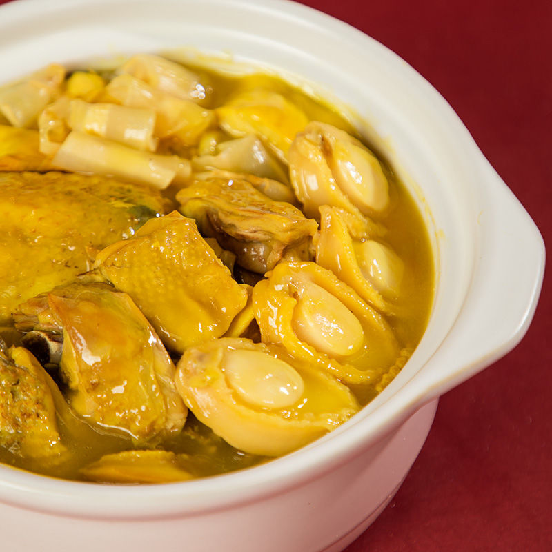 鲜厨神金汤鲍鱼花胶鸡火锅底料鸡汤加热即食海鲜熟食song礼盒750g750g