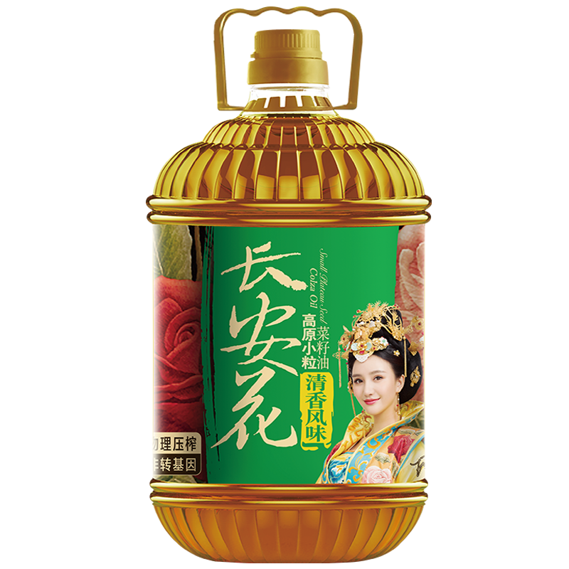长安花菜籽油 5l 一级压榨纯菜油家用食用油【图片 价格 品牌 报价】