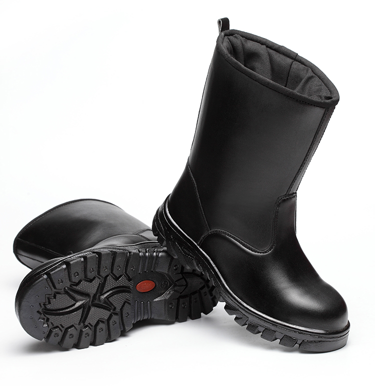 矿工专用采矿区油井油田长靴劳保靴男电焊工鞋油田劳保鞋棉安全鞋防砸