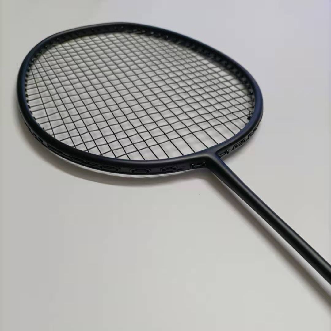 全碳素羽毛球拍碳纤维单拍男女一体拍训练拍套装包耐打3球龙骨手胶