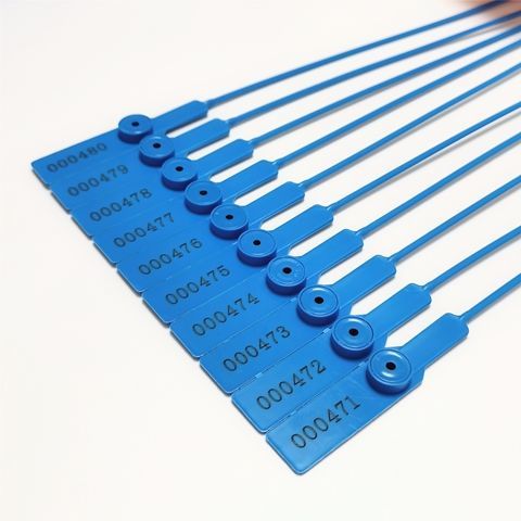 一次性塑料封条铅封签鞋包塑料标牌吊牌封条扎带煤炭物流封条封签