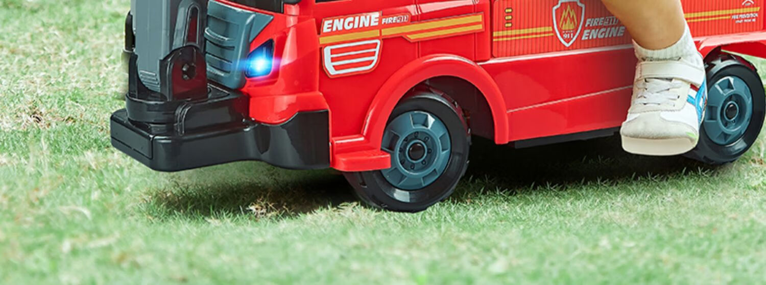 儿童挖掘机玩具车男孩工程车可坐人遥控可坐超大号消防车电动挖机儿童