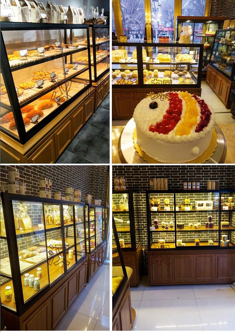 偌倍特面包柜面包展示柜边柜货架抽屉式陈列架蛋糕柜台铁艺蛋糕展示柜