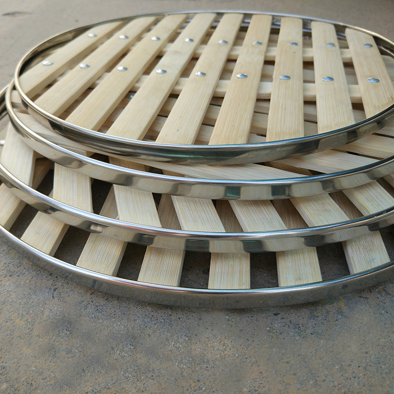 蒸屉垫蒸笼竹篦子竹蒸片蒸格蒸架热馒头蒸锅竹笼屉垫竹蒸盘蒸帘直径36