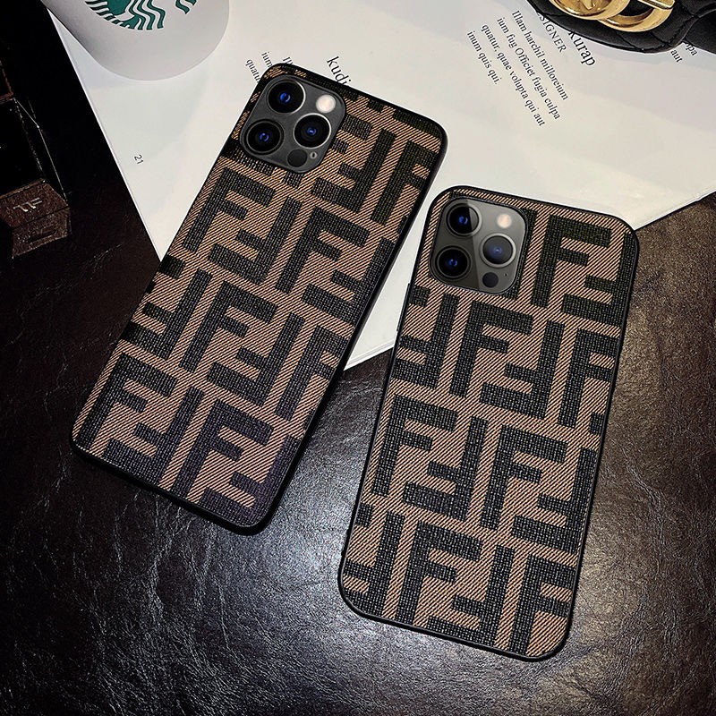 芬迪手机壳苹果适用芬迪苹果12手机壳13/11proiphonexsmax欧美皮套xr