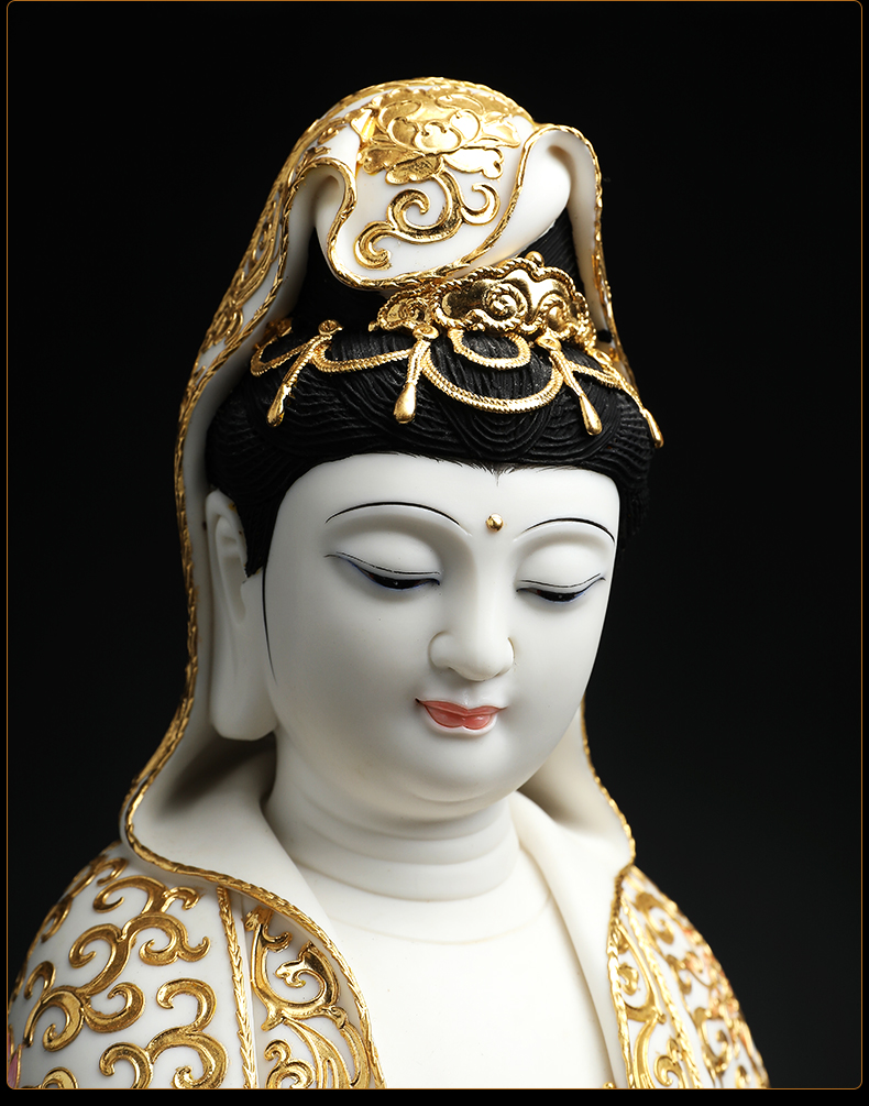 戴玉堂d26漆线雕观音