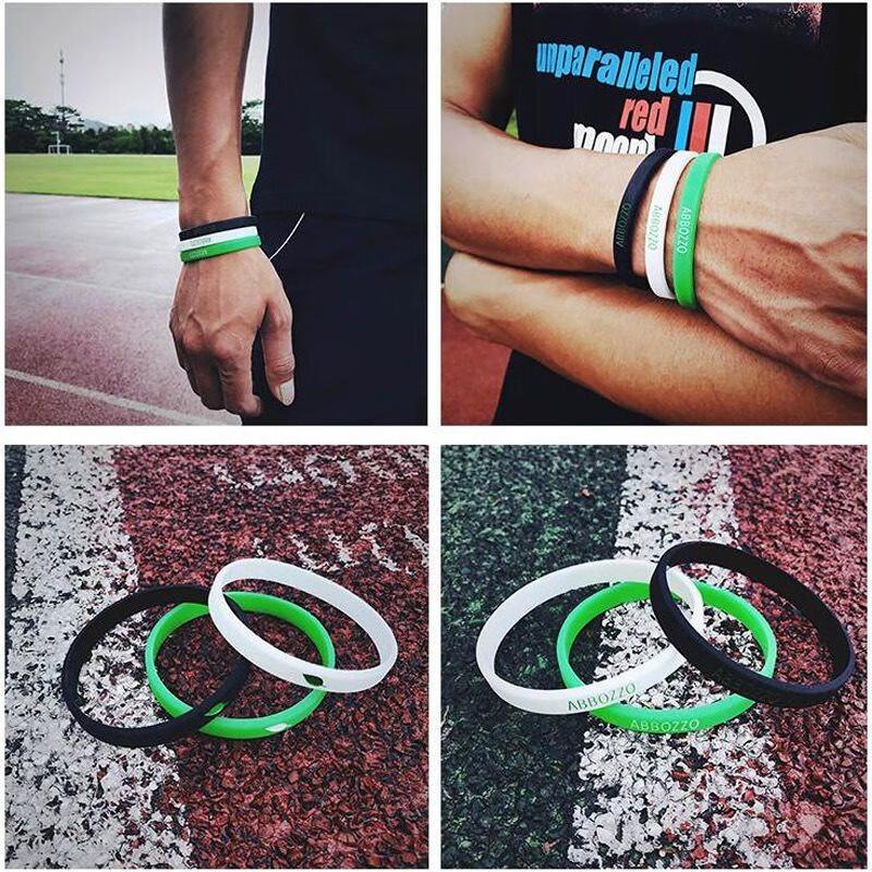 硅胶手环潮牌supreme男女情侣款学生腕带nba篮球运动健身橡胶手带 宽