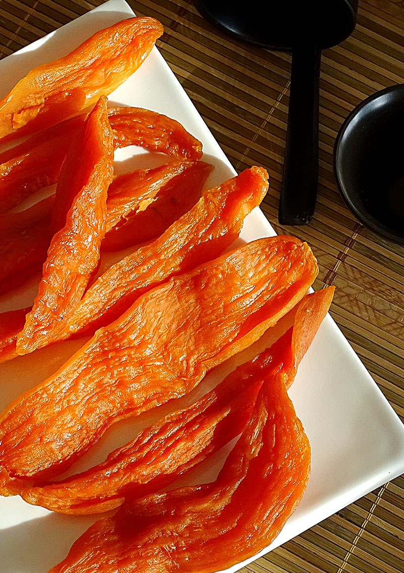 农家【2斤】原味红薯干 精倒蒸番薯干地瓜250g-1000g 【环保纸袋】倒