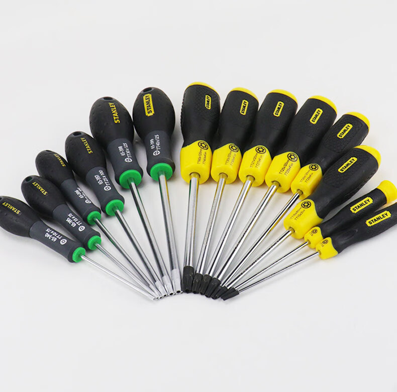 美国史丹利(stanley)梅花螺丝刀带中孔星型六角t20t25t30t10t8t6米字