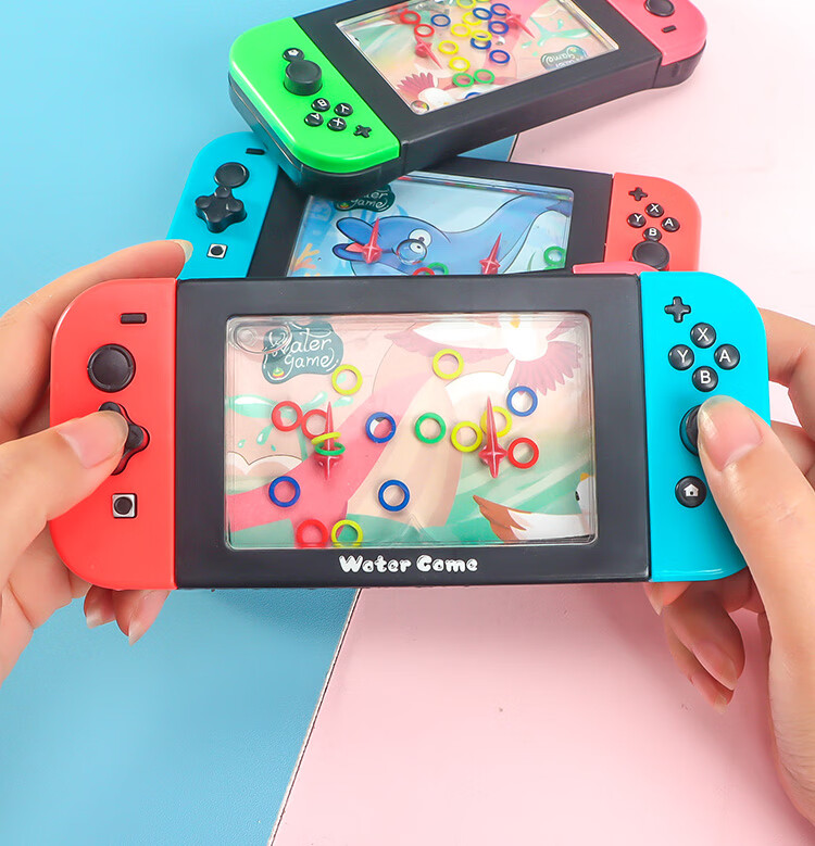 掌上套圈圈游戏机水中套圈幼儿园学生玩具夜市货源地推儿童蓝螃蟹套圈