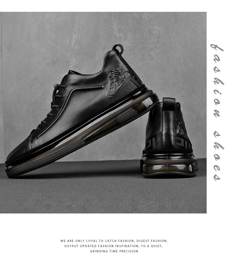 fitti pahris轻奢品牌男鞋英伦风真皮休闲皮鞋男冬季加绒保暖棉鞋软底