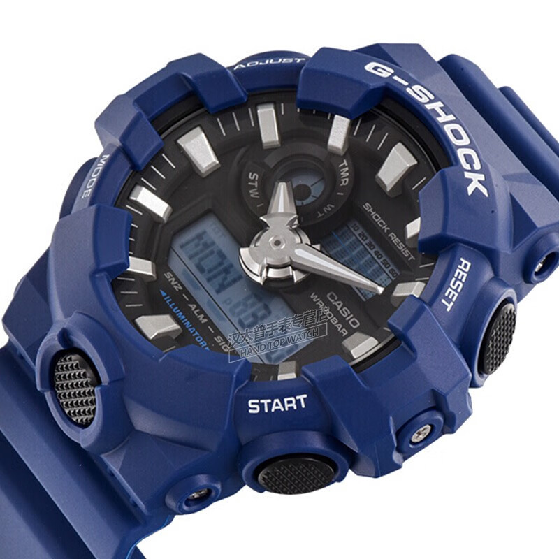 卡西欧casio男表gshock系列超酷双显运动手表ga700ske7a