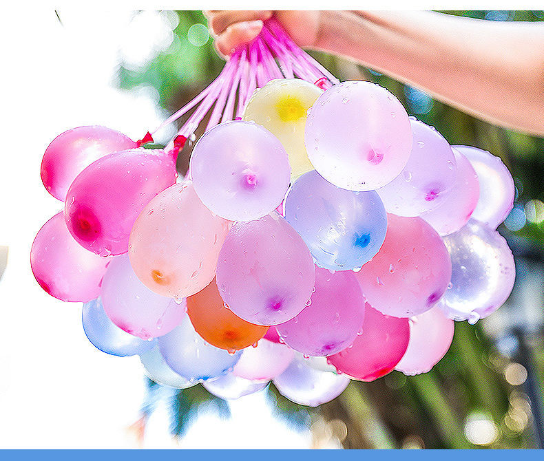 水气球小球快速注水夏天神器小号儿童打水仗装水小气球水弹水球玩具3