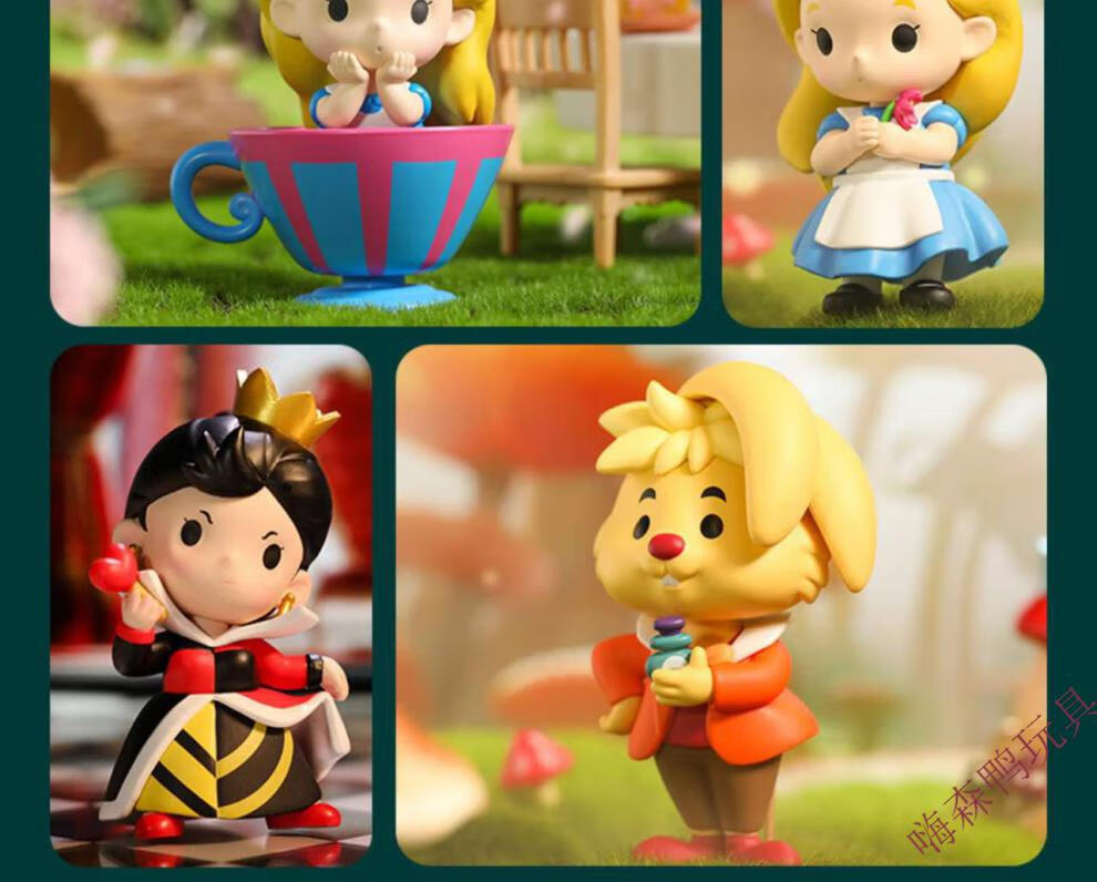 pop·mart泡泡·玛特 迪士尼爱丽丝梦游仙境盲盒确认款 红心皇后 保证